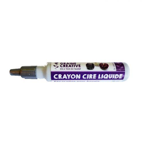 Crayon cire liquide pour bougie - Gris Crayon cire liquide pour bougie - Gris