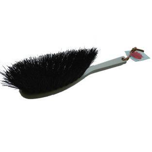 Balayette vintage en bois de hêtre Tala - gris