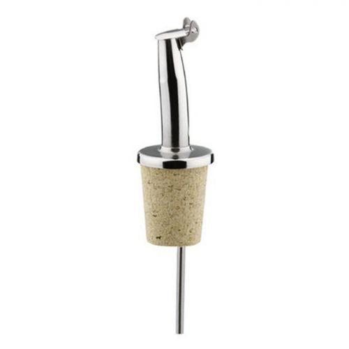 Bouchon verseur à clapet en inox et liège Bouchon verseur à clapet en inox et liège
