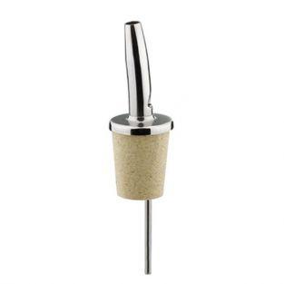 Bouchon verseur en inox et liège 