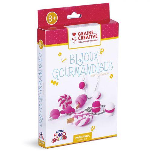 Coffret pour enfants - Bijoux gourmands à faire soi-même en pâte FIMO Coffret pour enfants - Bijoux gourmands à faire soi-même en pâte FIMO