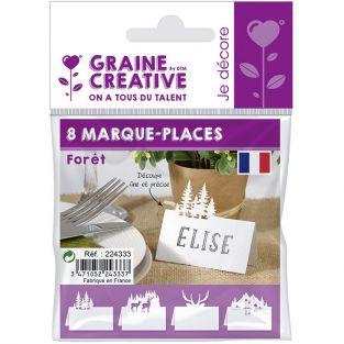 Christmas seating mark - Forest