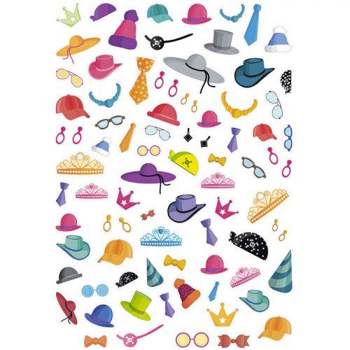 120 gommettes adhésives - Accessoires et déguisement 120 gommettes adhésives - Accessoires et déguisement