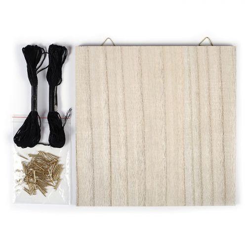 Coffret String Art - Tableau Art filaire à faire soi-même 22 x 22 cm