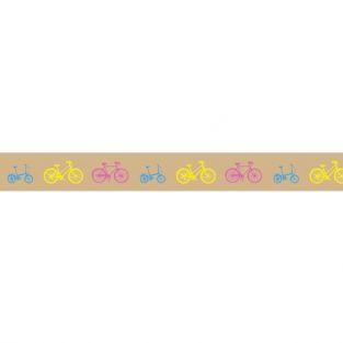 Masking tape bicyclettes 5 m x 15 mm