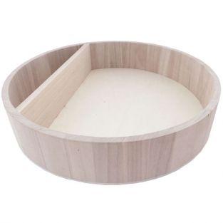 Round wooden shelf 34 x 7 cm