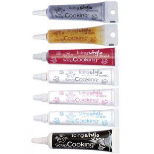 Kit 7 icing pens