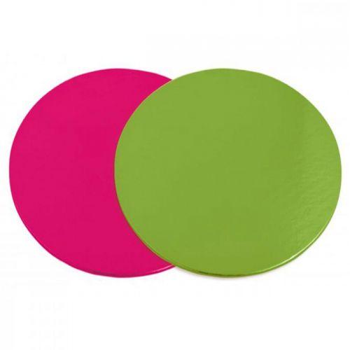 Cake boards - green & pink Cake boards - green & pink
