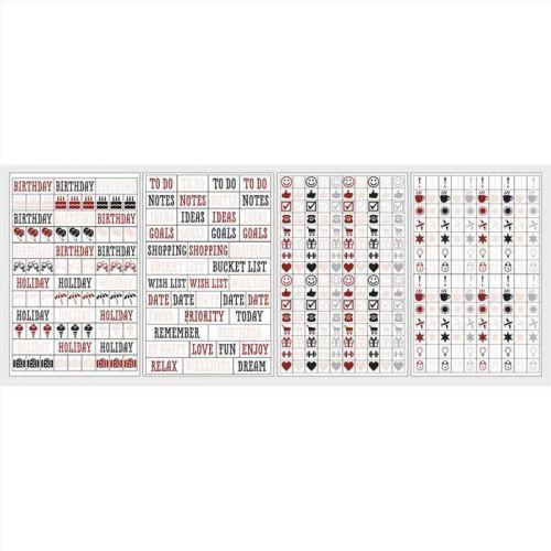Calendar stickers - symbols & notes