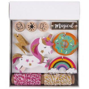 Kit décoration de cadeau - Licorne