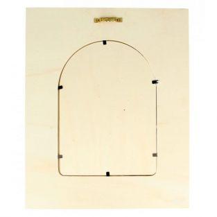 Cadre à photo bois 22 x 27 cm - Fenêtre arrondie