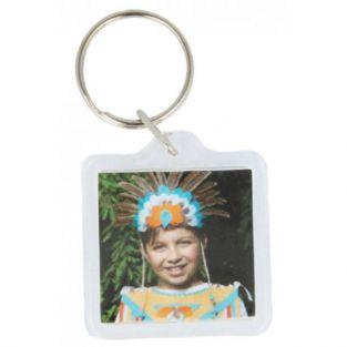 4 photo keychains 3 x 3 cm