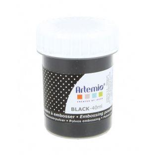 Poudre à embosser 40 ml - Noir