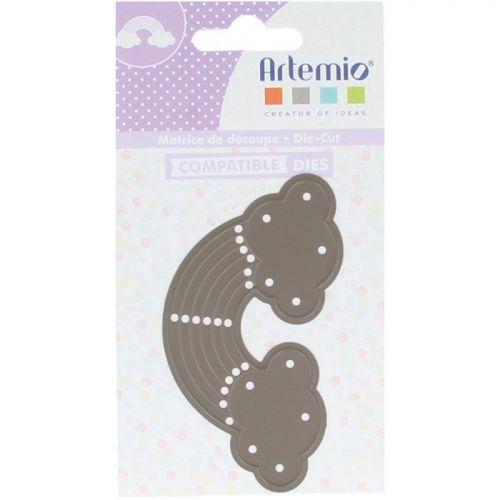 Matrice de découpe Arc-en-ciel 9 x 4,5 cm Matrice de découpe Arc-en-ciel 9 x 4,5 cm