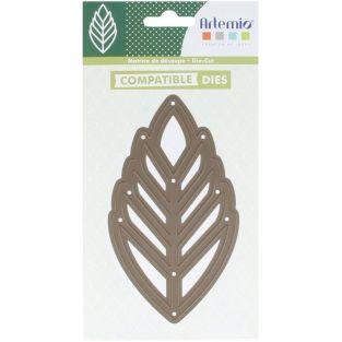 Matrice de découpe Feuille tropicale 13,5 x 7,5 cm
