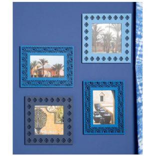 Wooden picture frame 16 x 21 cm - openwork outline