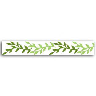 Masking tape 10 m x 1,5 cm - Feuillage vert