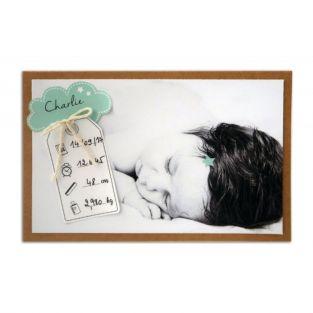 20 Birth pictogram tags + twine