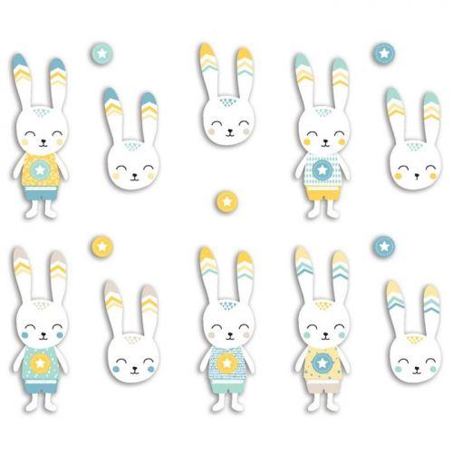 20 formes découpées - Lapin Léonard 20 formes découpées - Lapin Léonard