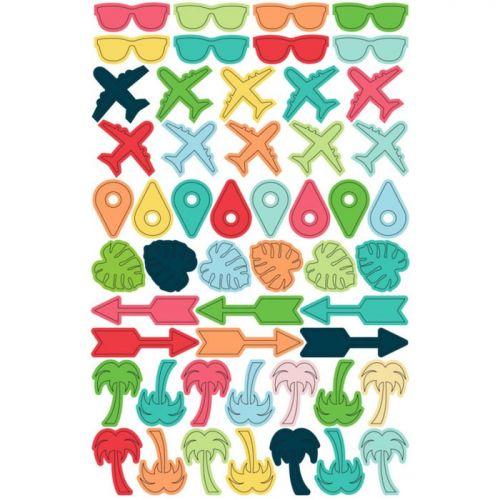 52 Epoxy Stickers - Tropical Paradise 52 Epoxy Stickers - Tropical Paradise