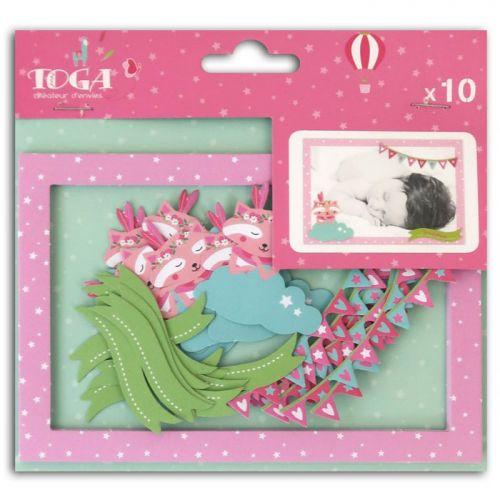 10 Die-cut cards Polaroid Joséphine 10 Die-cut cards Polaroid Joséphine