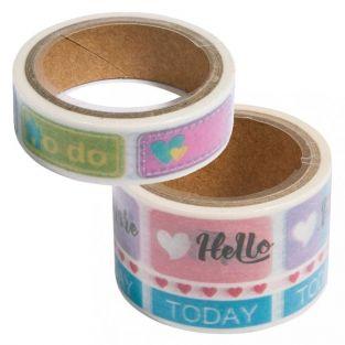 2 masking tapes 5 m - Life planner