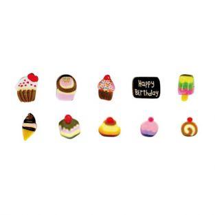 10 mini FIMO canes to slice 5 x 0.5 cm - Desserts