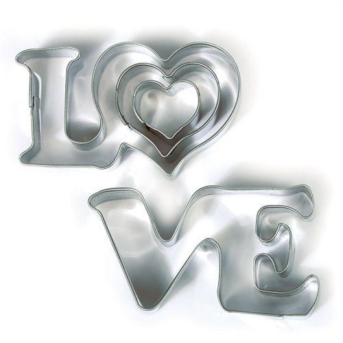 Emporte-pièces en inox - Love