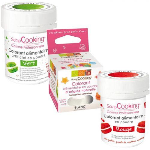 Kits de colorants alimentaires - Drapeau italien Kits de colorants alimentaires - Drapeau italien