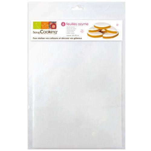 Wafer sheets for French calissons Wafer sheets for French calissons