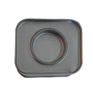 2 petites boîtes métalliques rectangulaires 6 x 5 x 4 cm