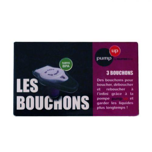 3 bouchons pour pompe Pump'up 3 bouchons pour pompe Pump'up