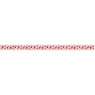 Masking tape 5 m x 1,5 cm - Fleurs