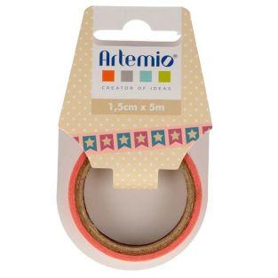 Masking tape 5 m x 1.5 cm - Flags