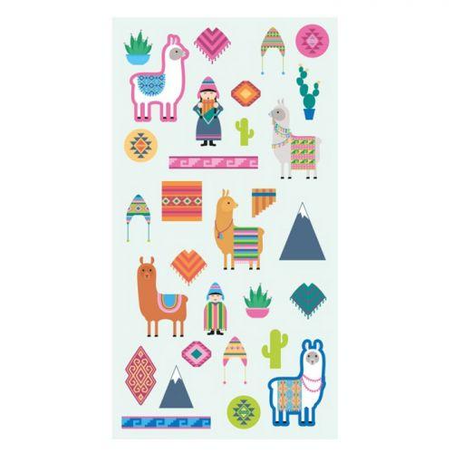 Autocollants Puffies - Lamas & Alpaga Autocollants Puffies - Lamas & Alpaga