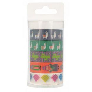 5 Masking Tapes 5 m - Lamas & Alpaga