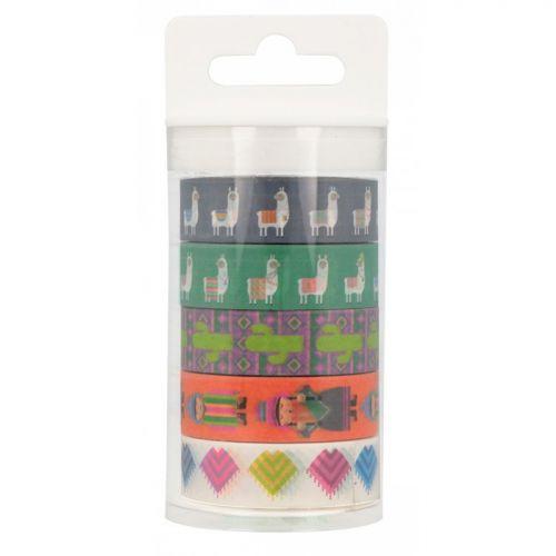5 Masking Tapes 5 m - Lamas & Alpaga