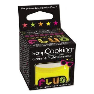 Colorant alimentaire en poudre Jaune fluo 3 g