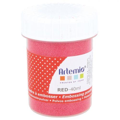Embossing powder 40 ml - Red Embossing powder 40 ml - Red