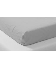 Drap housse microfibre 90 x 190 - Gris
