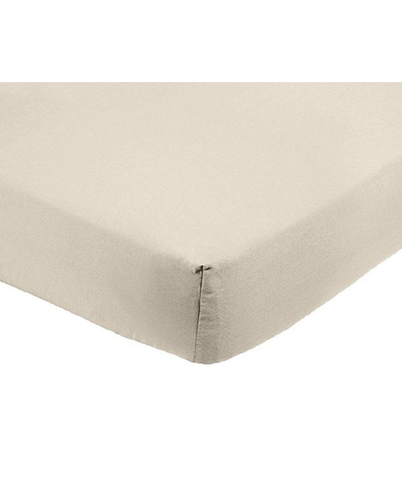 Drap Housse Microfibre 90 x 200 cm - Beige Drap Housse Microfibre 90 x 200 cm - Beige