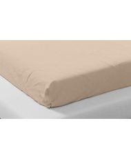 Drap housse en coton bio 140 x 200 cm - Rose