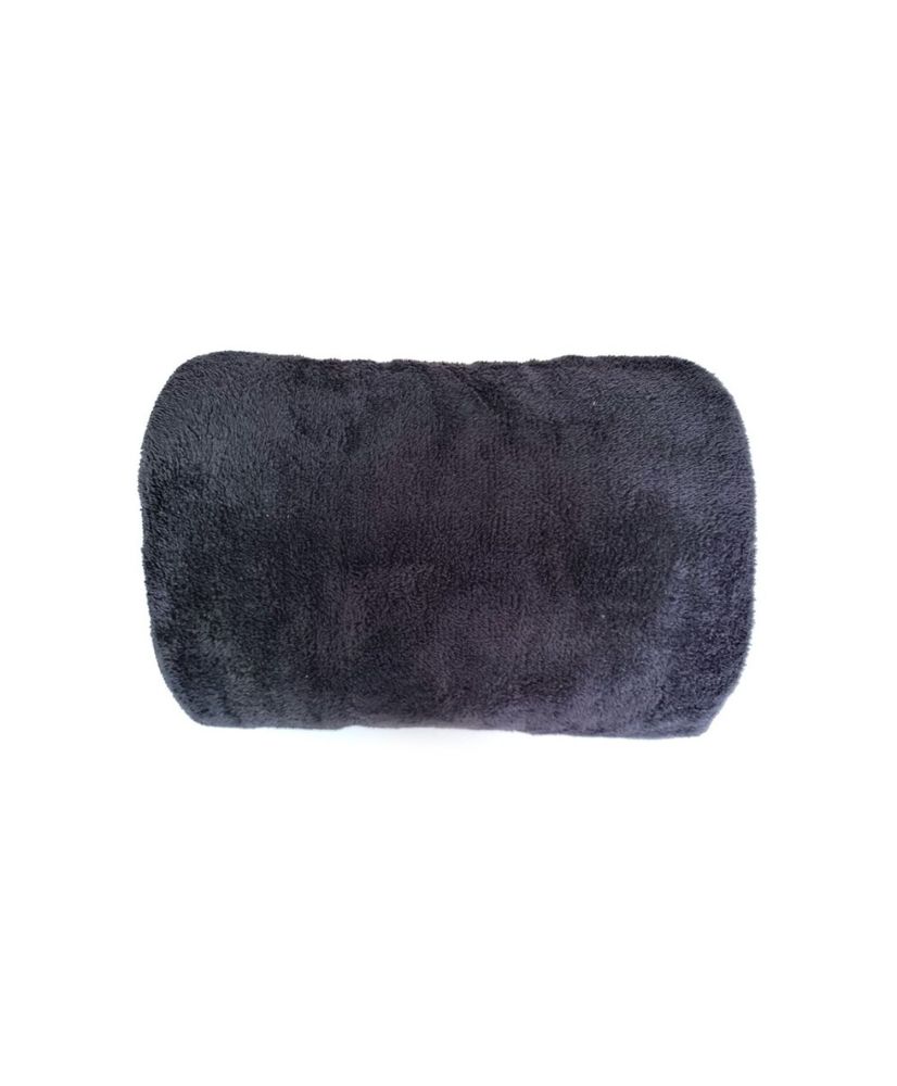 Grand plaid uni 200 x 220 cm - Noir Grand plaid uni 200 x 220 cm - Noir