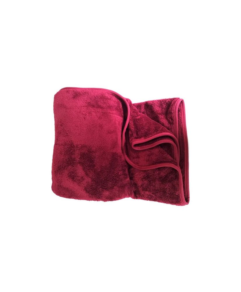 Grand plaid uni 150 x 200 cm - Rouge Grand plaid uni 150 x 200 cm - Rouge