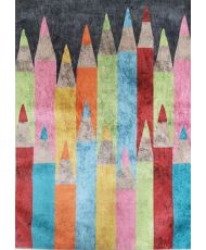 Tapis enfant 80 x 150 cm - Multicolore