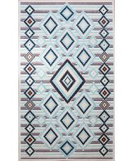 Tapis d'intérieur Berbère 120 x 180 cm - Bleu