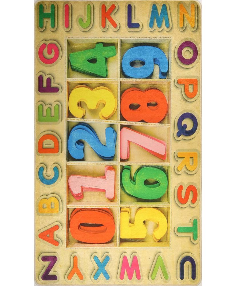 Tapis enfant ALPHA Number 80 x 150 cm - Multicolore Tapis enfant ALPHA Number 80 x 150 cm - Multicolore
