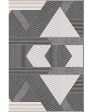 Tapis de salon ZINO 80 x 150 cm - Gris
