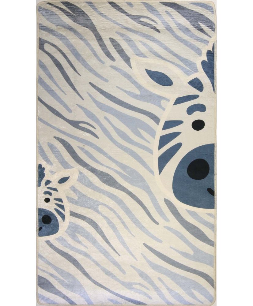 Tapis pour Enfant 80 x 150 cm - Bleu Tapis pour Enfant 80 x 150 cm - Bleu