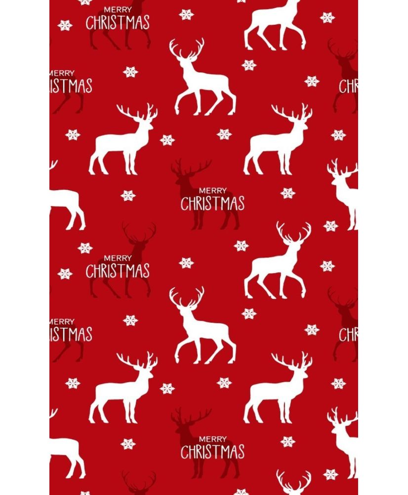 Tapis d'intérieur Noël 70 x 140 cm - Rouge Tapis d'intérieur Noël 70 x 140 cm - Rouge